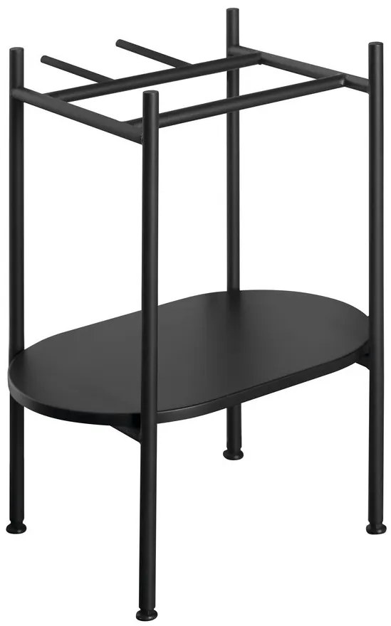 Sapho Puno wastafel frame 40x82x36cm zwart mat