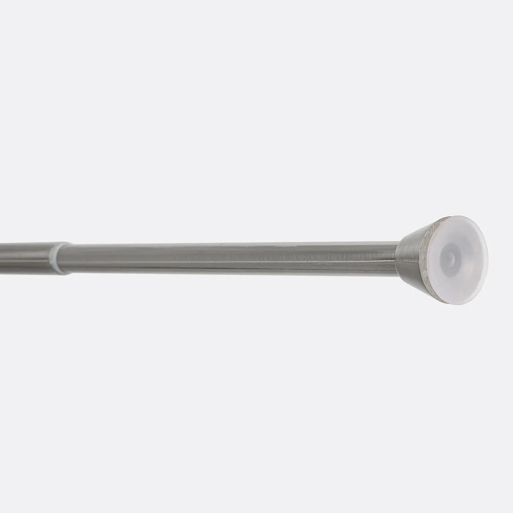 Uitschuifbare push-fit gordijnroede 120/210 cm