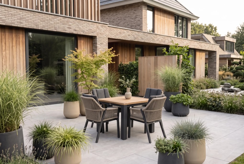 Tuinset 2 personen 90 cm Rope Taupe Lifestyle Garden Furniture Verona/Veneto
