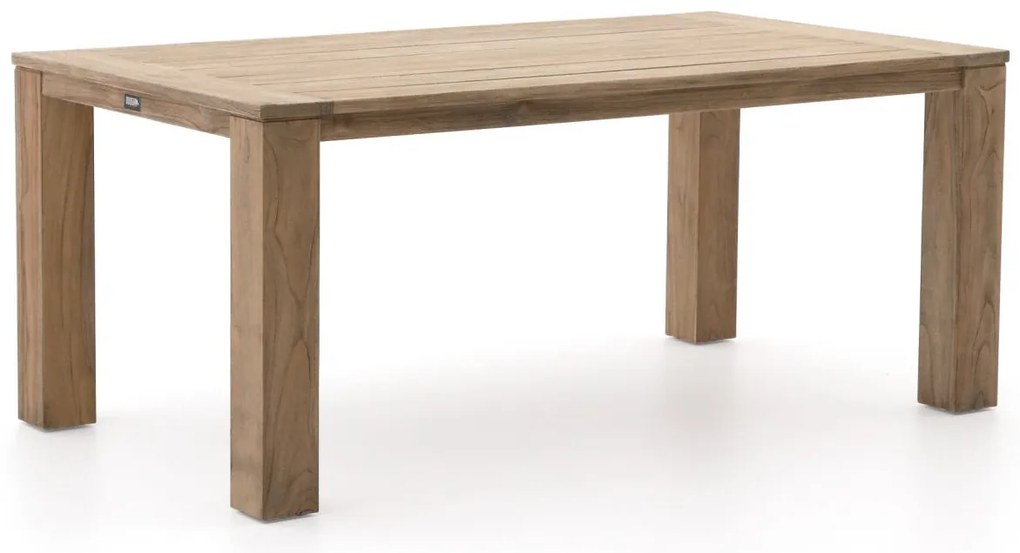 + 10% kassakorting | Tuin eettafel ROUGH | Rechthoekig  | Tuintafel Teakhout | 180x100cm | 4 personen | Kees Smit Tuinmeubelen