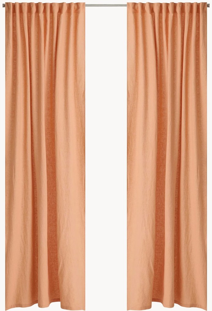 Transparant multiband gordijn Elly, B 145 cm