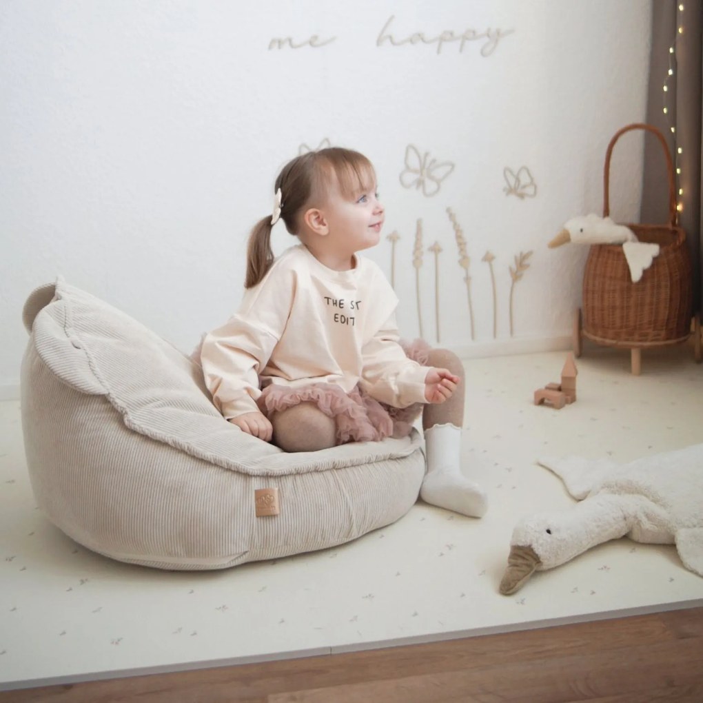 Sako Teddy Kinderzitzak Slimcord Rib - Beige