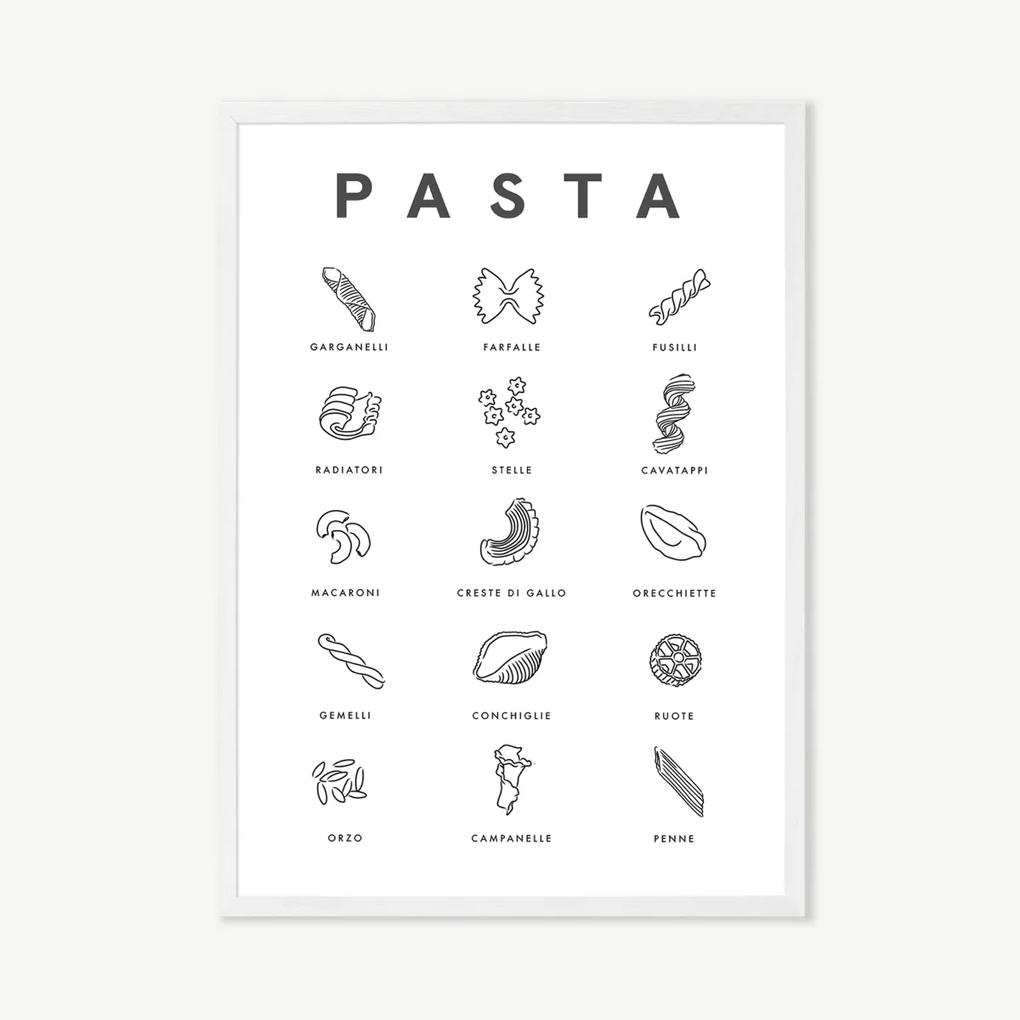 Violet Studio, 'Pasta Guide', ingelijste print, A2