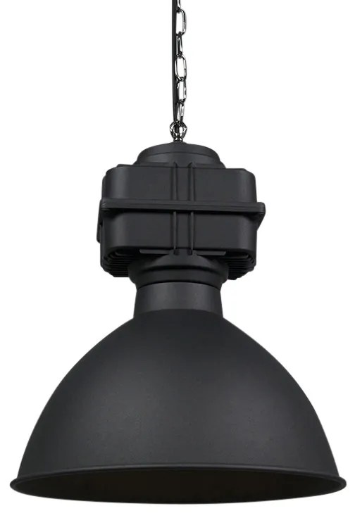 Smart industriële hanglamp zwart 38,5 cm incl. A60 WiFi - Sicko