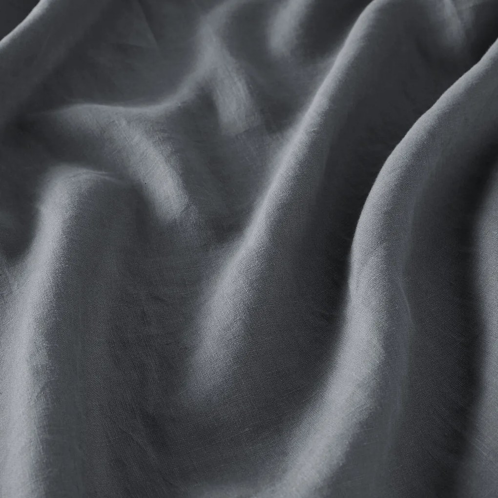 Gordijn in gewassen linnen met oogjes Onega