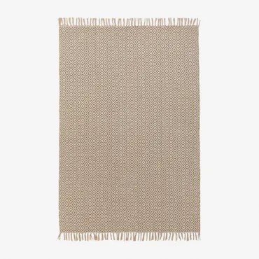Rechthoekig Tapijt 120x200 Cm Van Katoen En Jute Durat Yute - Sklum