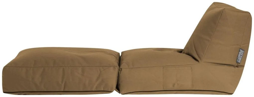 Zitzak/Loungebed Twist Outdoor Plus - Brown