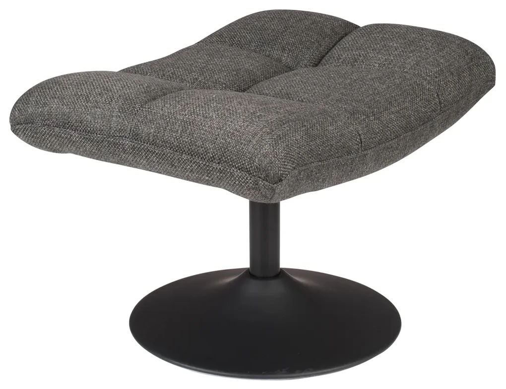 Dutchbone Bar Draaibare Hocker Stof Donkergrijs