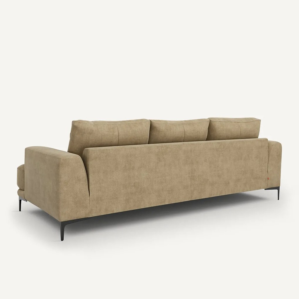 4-zits sofa in stonewashed fluweel, Marsile