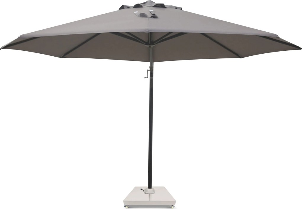 Zweefparasol  3.5m S2 Excellent (excl. voet) Taupe-naturel-bruin Camello Luna