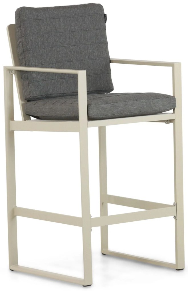 Barstoel Aluminium Taupe-naturel-bruin Lifestyle Garden Furniture Nuno
