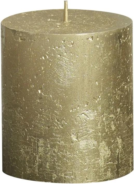 Stompkaars metallic rustiek goud 80 x 70 mm