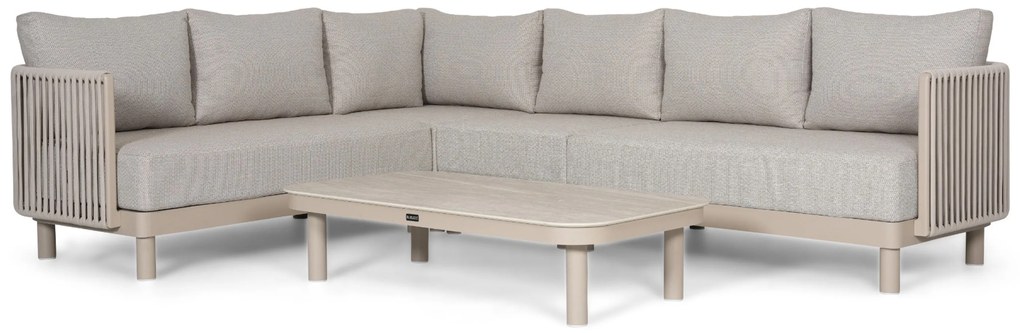 Hoek loungeset 6 personen Rope Zand/Beige Lifestyle Garden Furniture Solento