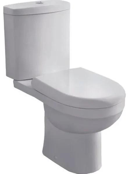Nemo Go Riele PACK staand toilet S (AO) uitgang 780 x 635 x 375 mm porselein wit met dunne softclose en takeoff zitting met jachtbak MFZ-1009C