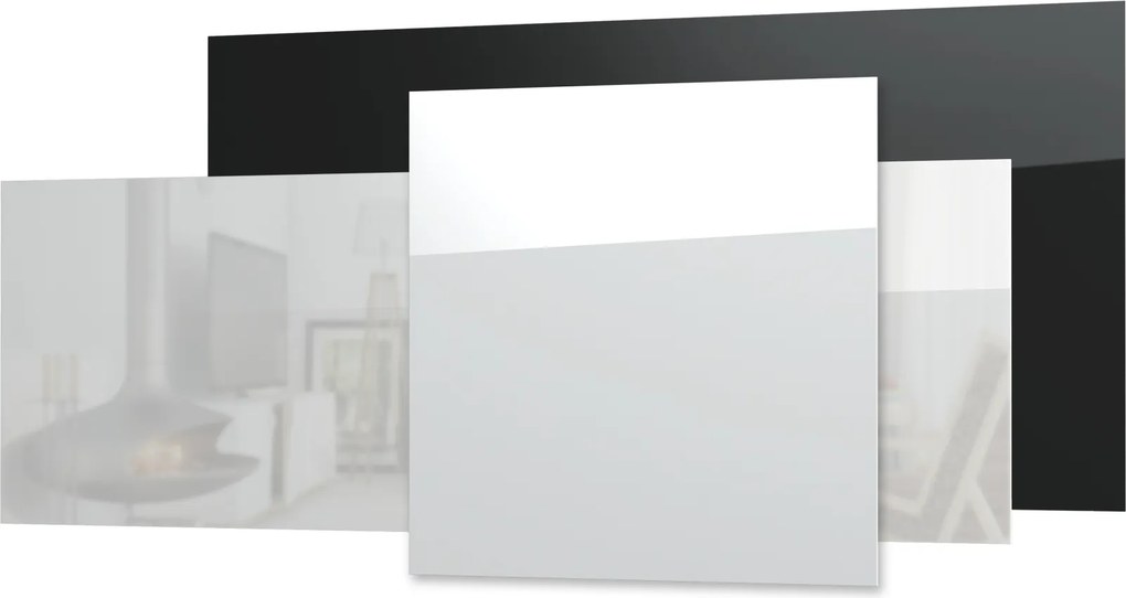 Ecosun GS300 glazen infraroodpaneel met WiFi 60x60cm spiegel 300W