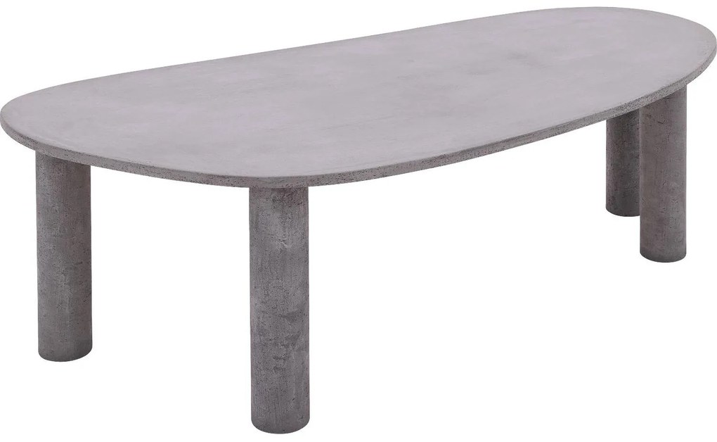 Goossens Eettafel Stone, Organisch 250 x 120 cm