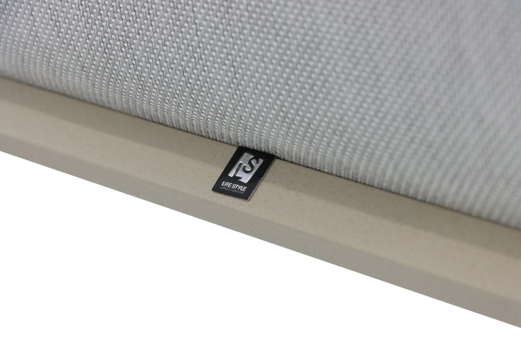 Tuinstoel stapelbaar Aluminium/textileen Taupe-naturel-bruin Lifestyle Garden Furniture Brandon