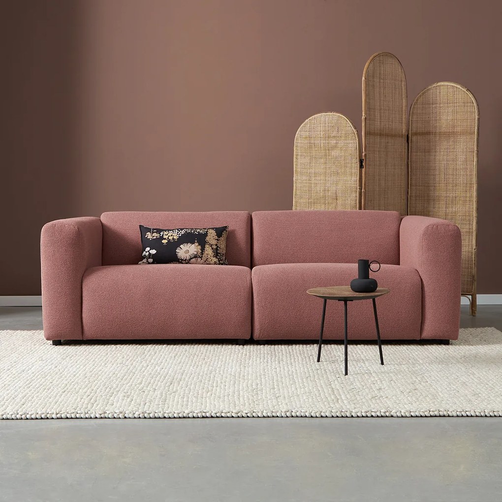 Elementen 3-zits Bank Terracotta Roze