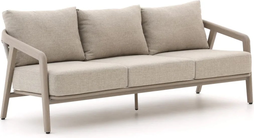 Loungebank Tuin Manifesto   | Aluminium | 3 personen | Tuinbank Old Teak Greywash | 203cm | Incl. kussens | Kees Smit Tuinmeubelen