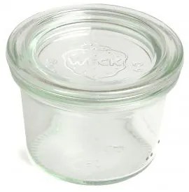 Weckpotje laag, 80 ml