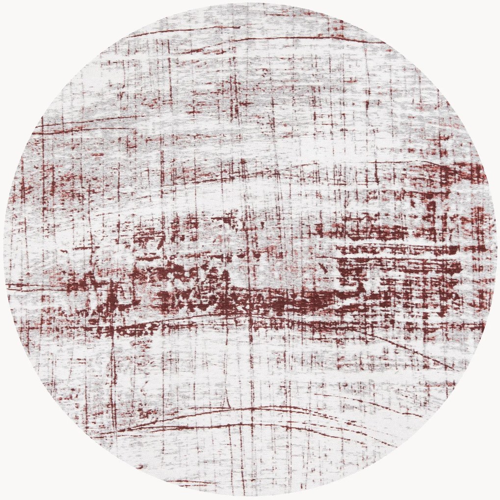 Wasbaar rond jacquard indoor & outdoor vloerkleed Griff