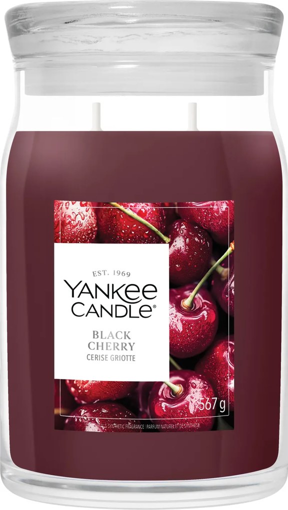 Yankee Candle geurkaars - Black Cherry - Signature Large Jar
