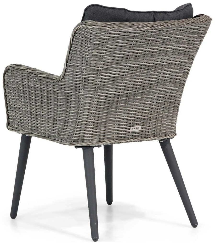 Tuinset 9 personen 300 cm Wicker Grijs Garden Collections Boston/Brighton