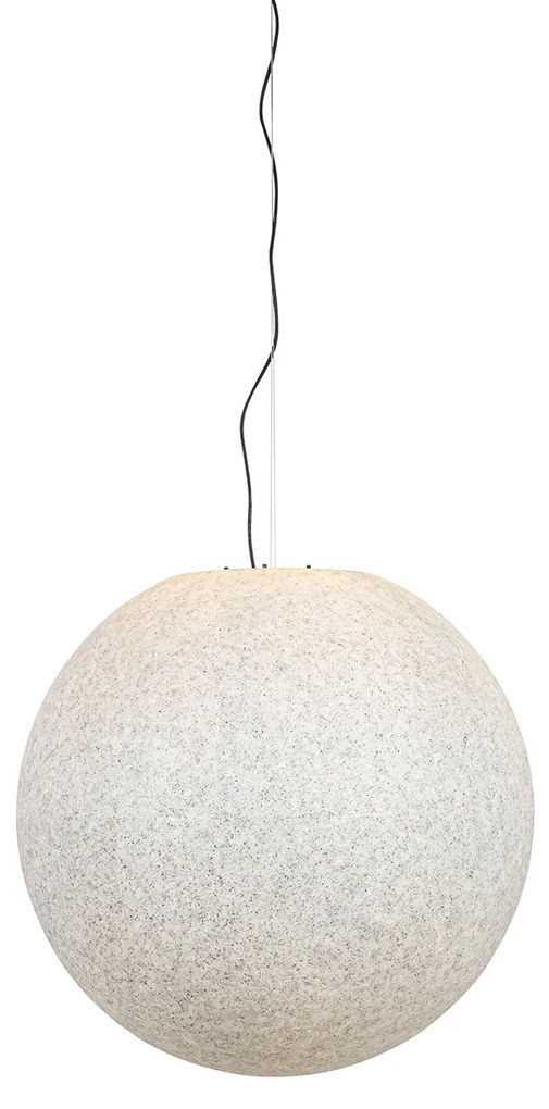 Moderne buiten hanglamp grijs 77 cm IP65 - Nura Modern E27 IP65 Buitenverlichting bol / globe / rond