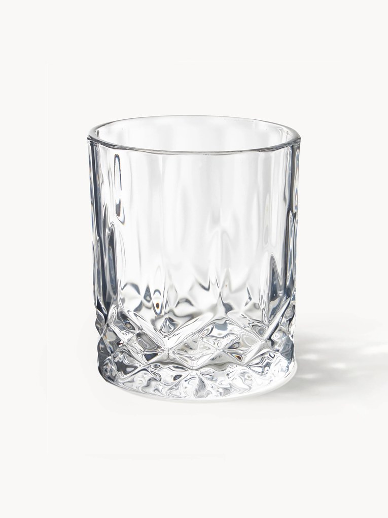 Tumbler George met reliëfpatroon, 4-delig