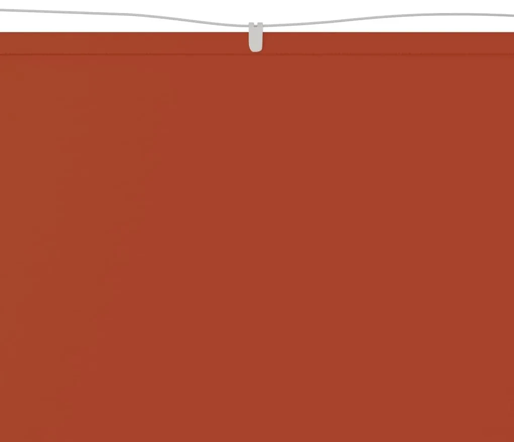 vidaXL Luifel verticaal 180x1200 cm oxford stof terracottakleurig