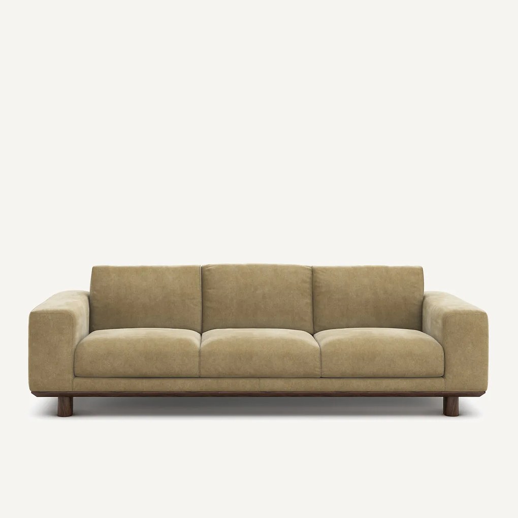 Bank van stonewashed fluweel, CEREA