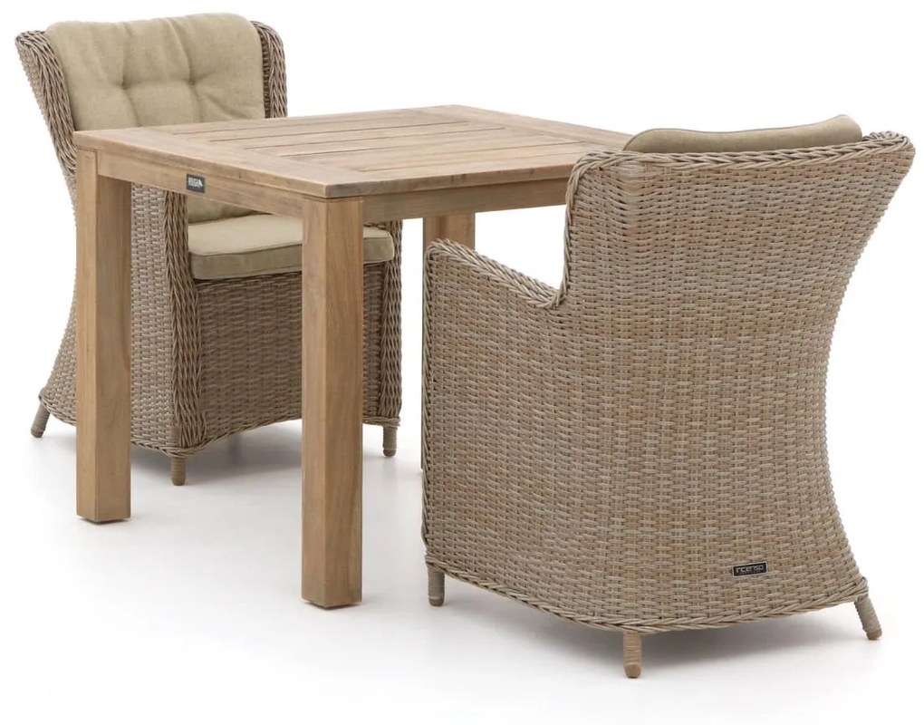 + 15% kassakorting | Diningset Intenso  | 2 personen | Tuinset teakhout | 3-delig | Kees Smit Tuinmeubelen