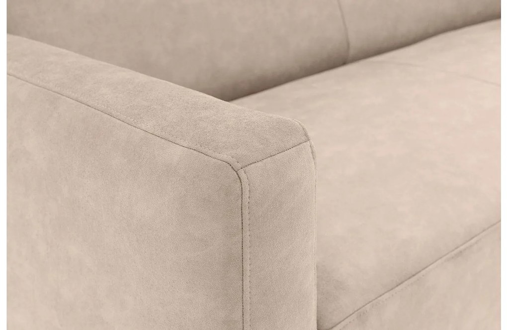 Goossens  Key West beige, micro leer, 2-zits, modern design