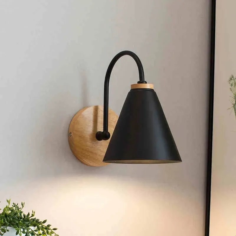 WANDLAMP BOS APP932-1W ZWART