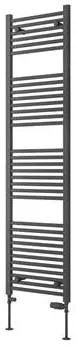 Eastbrook Biava multirail handdoekradiator 45x170cm 843W antraciet