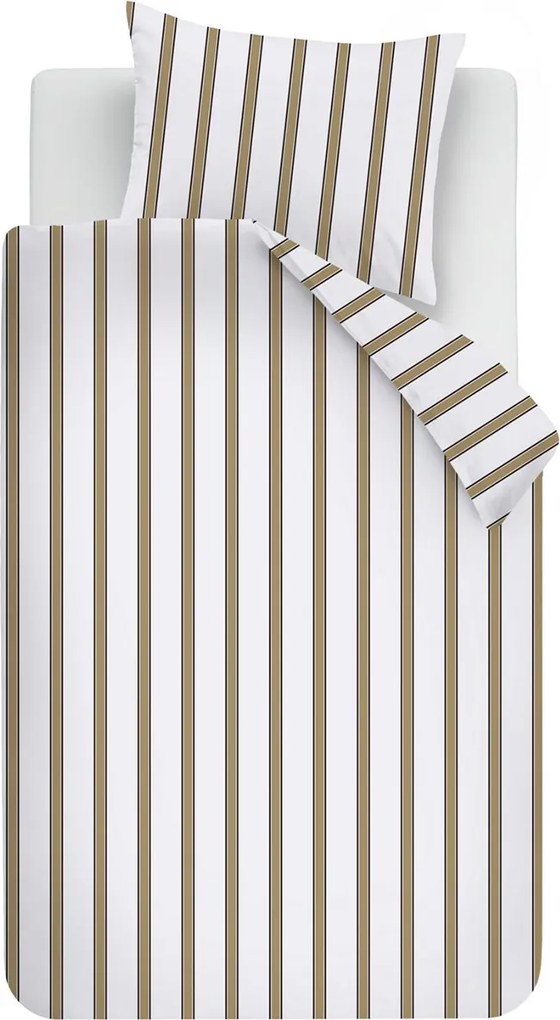 vtwonen Fun Stripe Dekbedovertrek Sand – Bij Swiss Sense