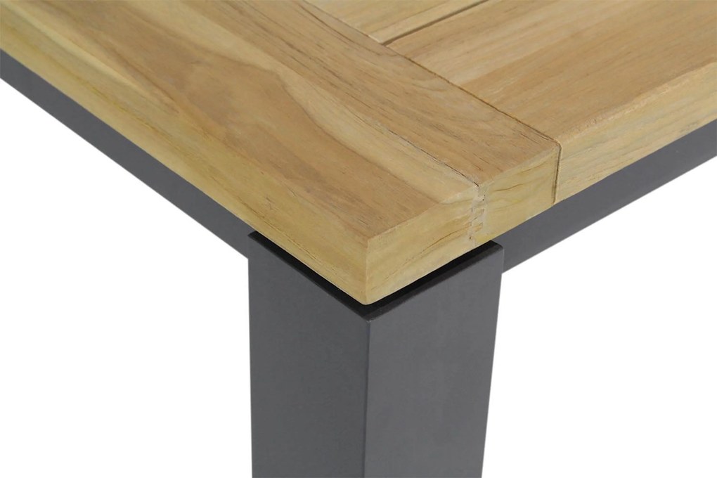 Tuinset 4 personen 90 cm Rope Grijs Lifestyle Garden Furniture Dallas/Veneto