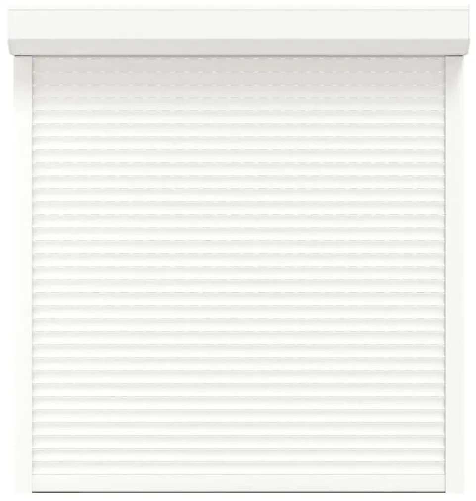vidaXL Rolluik 130x140 cm aluminium wit