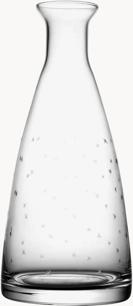 Mondgeblazen kristallen karaf Stars, 850 ml