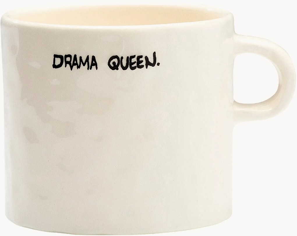 Handbeschilderde beker Drama Queen