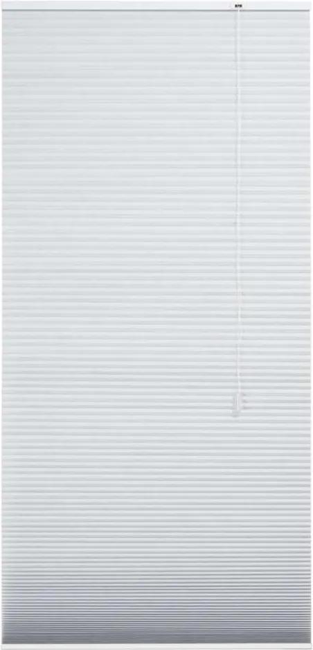Plisségordijn duplistof lichtdoorlatend - lichtgrijs - 60x180 cm - Leen Bakker