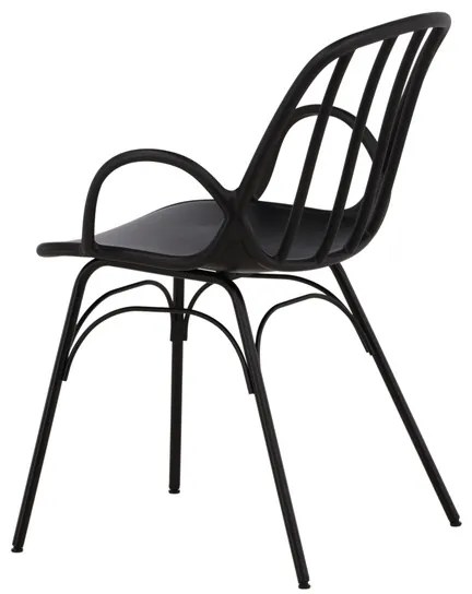 Jörn Eetkamerstoel - Natalia - Zwart - Kunststof - Jörn