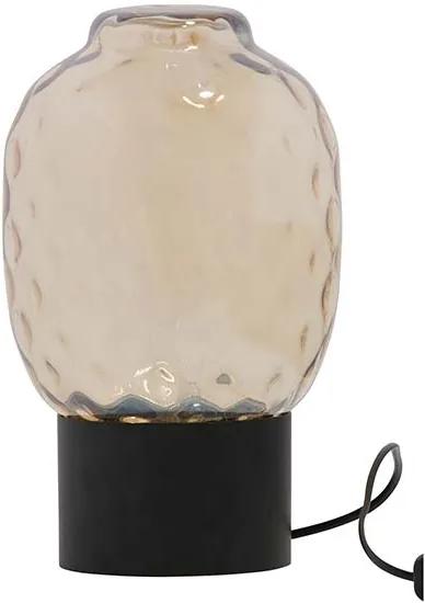BePureHome tafellamp Bubble XL glas antique brass