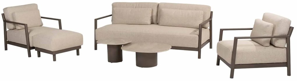 4 Seasons Outdoor Capresi loungeset Loungeset   beige weerbestendig