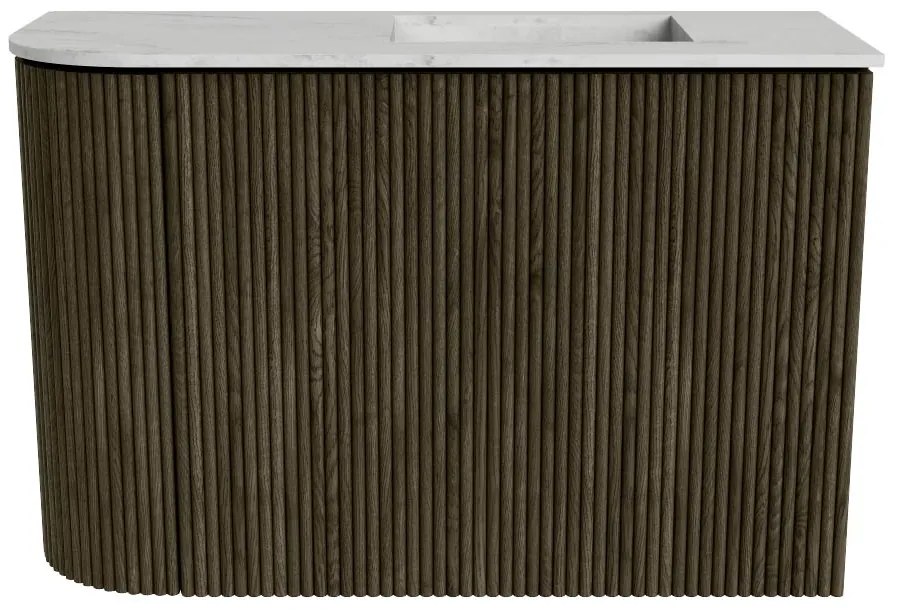 Mondiaz Joya DLux 60cm toiletmeubel ronding links shadow met wastafel faye rechts 1 kraangat opalo