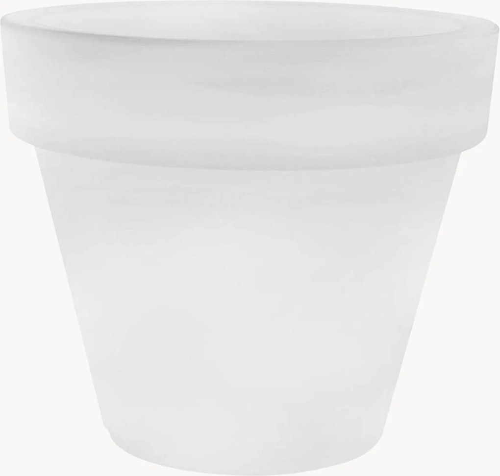 Outdoor plantenpot Bordato Liscio met LED-verlichting