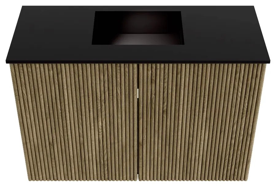Mondiaz Joya 60cm toiletmeubel dusk met wastafel faye midden 1 kraangat urban