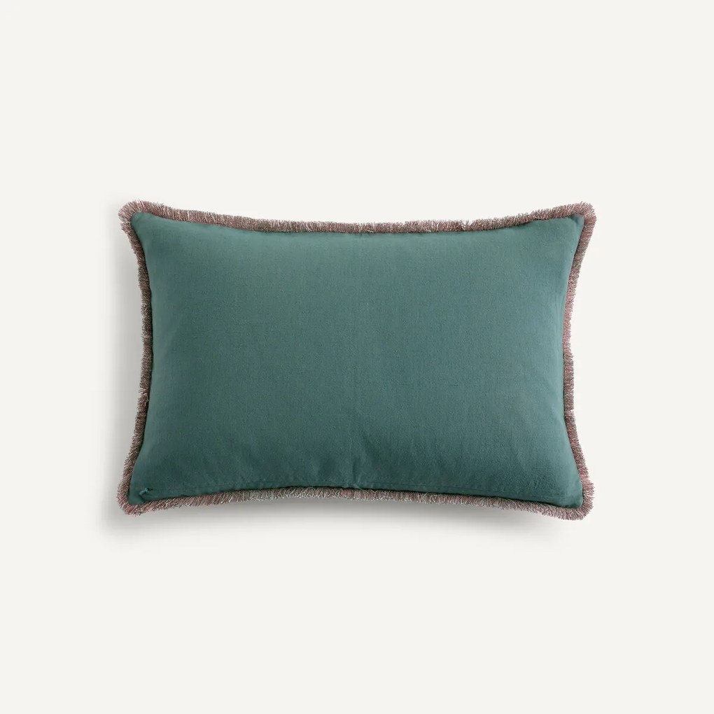 Geborduurde kussenhoes van linnen en katoen, SORINE