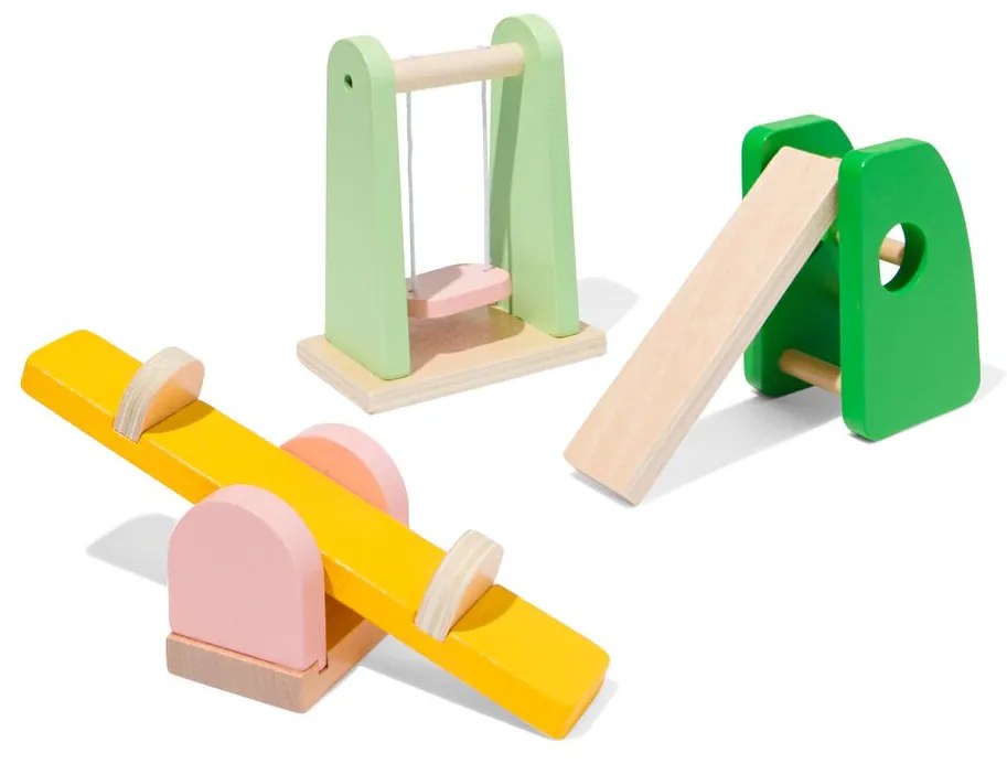 HEMA Speeltuinset Hout 3-delig
