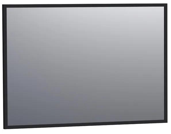 BRAUER Silhouette Spiegel - 100x70cm - zonder verlichting - rechthoek - zwart 3504